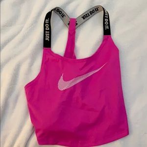 NIKE Dri Fit Tank Top: Cropped
